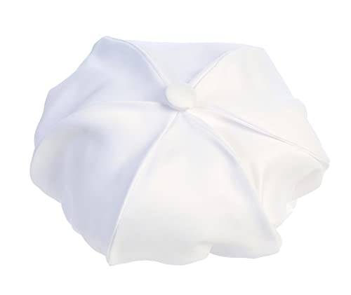 Pink Princess White Baby Baptism Hat - Baby Boy Newsboy Cap - Baptism Cap - Infant Boys Cabbie, Paperboy Fedora Pageboy Hats3