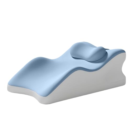 Uoqpty Almohada Lumbar – Almohada de Apoyo ergonómico – Cojín de cuña para el Respaldo, Ayuda para Dormir, Accesorios de Cama para relajación, Masaje, Dormitorio, Sala de Estar