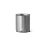 YETI Rambler 10 oz Ceramic Lined Lowball 2.0, Vacuum Insulated with MagSlider Lid, Stainless