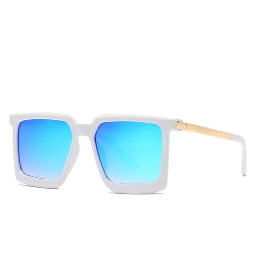 Lunettes de soleil rétro carrées mode classique pour femme au look sexy