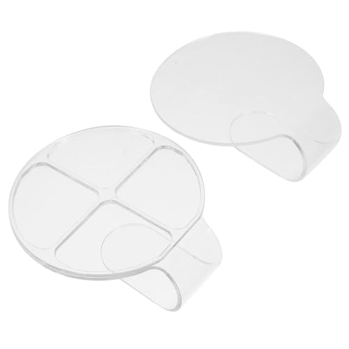 WRITWAA 2Piezas Maquillaje Placas de Portátiles para Colores de Cosméticos para Maquillaje