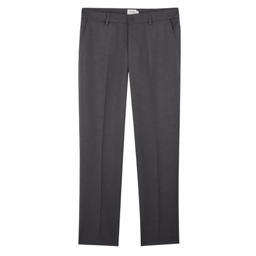 Farah Classic Pantalones Roachman para Hombre, Gris (carbĂłn), 42W x 31L