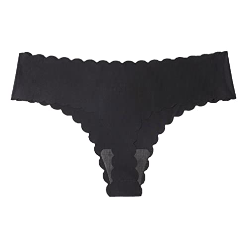 Image of Thongs for Women Seamless Underwear Low Rise Panties Thong