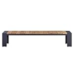 Gartenbank Konis aus recyceltem Teak & Aluminium