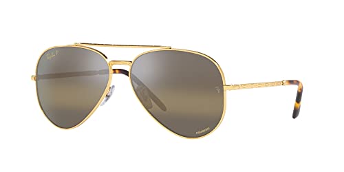 Image of Ray-Ban Unisex Rb3625 New Aviator Aviator Sunglasses