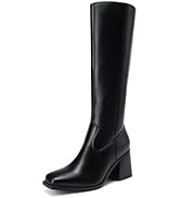 Amazon.com | DREAM PAIRS Women's Knee High Riding Boots Side