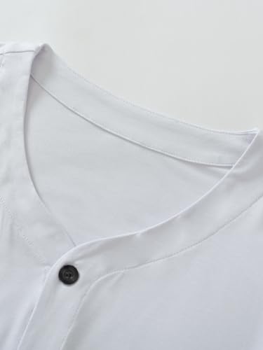 Image of Latuza Men's Viscose Pajama Top Button Up Sleep Shirt