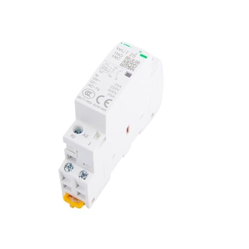 Rail de guidage contrôleur domestique 2P 220V 230V 25A 1NO 1NC