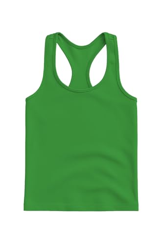 Image of Kurve Premium Girls Seamless Supersoft Wide Strap Comfortable Racerback Tank (Made with Love in The USA)