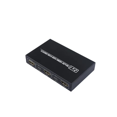 AM-KVM 201CL 2 em 1 HDMI-compatível/USB KVM Switch suporta HD 2K * 4K 2 hosts compartilham 1 conjunt