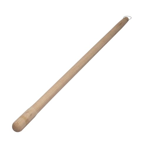 JAD Manche de Pelle en Bois 110 cm – Poignée Robuste et Ergonomique pour Outils de Jardin, Compatible avec Pelles et Bêches, Bois Résistant et Durable, Longueur 110 cm, Couleur Naturelle