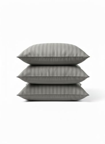 Image of Grey Cushion for Sofa & Chair | Pack of 2 Soft Decorative Seat Cushions | Comfortable Home Furnishing Cushion for Living Room, Bedroom & Office | 16 x 16 Inch (Grey, 2)
