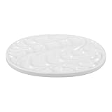 Palette d'aquarelle vide – fabriquée en céramique résistante, cette palette est facile à nettoyer et réutilisable, idéale pour vos besoins artistiques. palettes d'aquarelle pour adultes
