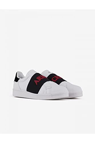 Armani Exchange Men's Contrast Rubber Logo Strap Sneaker3