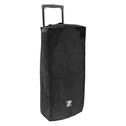 BoomToneDJ, Housse de transport pour sono portable Traveler Double 10 VHF, Valise Souple, Sacoche Antichoc Sonorisation, Couleur Noire, emplacement pour micros...