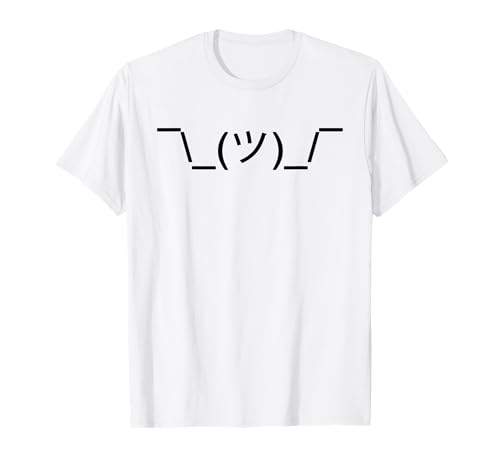 Shrug Emojicon So What Camiseta