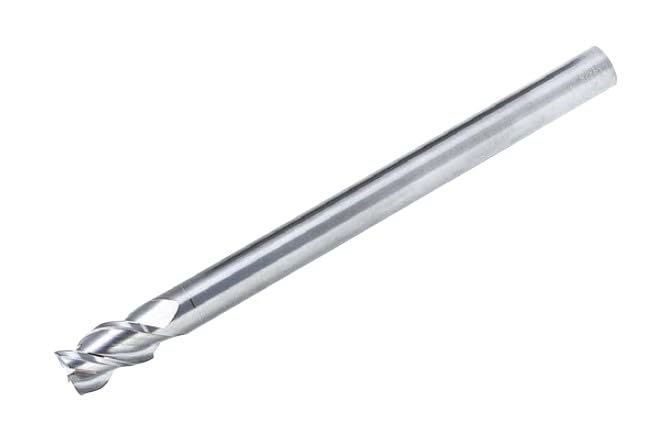 DIJET アルミ加工用エンドミル･3枚刃･レギュラ刃長･ロングシャンク･スリムシャンク･コーナR付き AL-SEES3-LS-R