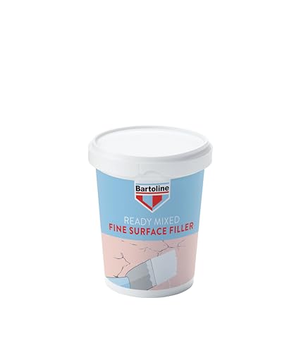 Bartoline Ready Mixed Fine Surface Filler 600g Ultra-Smooth Finish Quick-Drying Easy Application Ideal for Interior Repairs