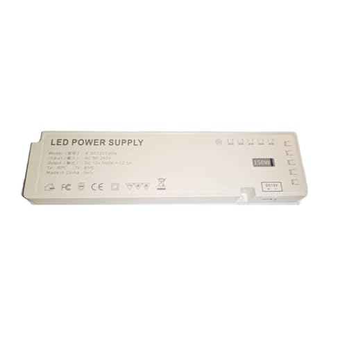Interrupteur d'éclairage d'armoire 12V 150W transformateur de tension constante 20mm