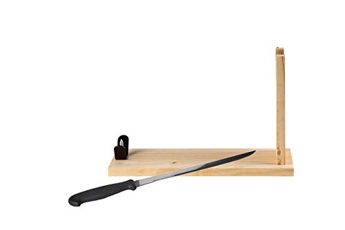 PACK GEREIFTER VORDERSCHINKEN, ganzes Stück + Schinken + Messer. 4,5 kg, 12 Monate gereift. Ideal als Geschenk.