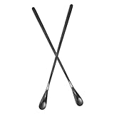 YARNOW 2個入りステンレス製小型ペット用給餌スプーン 爬虫類 トカゲ用フードスクープ 携帯便利 軽量コンパクト