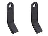 SECURA 2x Schlegelmesser kompatibel mit Orec HRH801 Schlegelmulcher