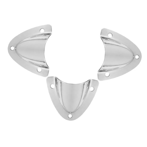 Gogogmee Stainless Steel Vent Clamshell Plate for Boats Durable Drainage for Optimal Air Circulation Environments for Yacht Ventilation