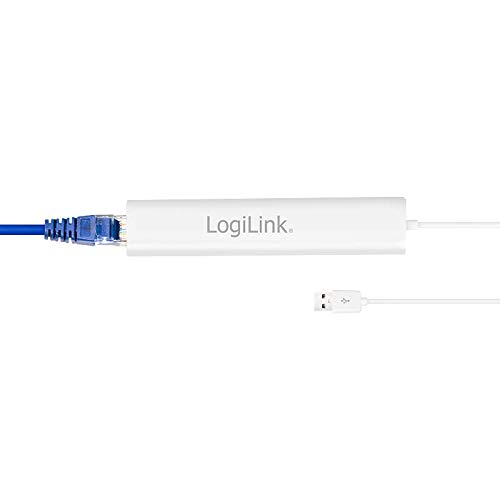 LogiLink ADAPTADOR DE Red USB a RJ45 + HUB 3