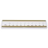 Gertrude 10 Farben GIA Master Set, 10CT D-M Diamant-Farbtester, Professionelles Lehrmittel Zur Farbbestimmung Von Losen Diamanten Für Schmuckbewertungsinstitute, GeschäfteWhite,1