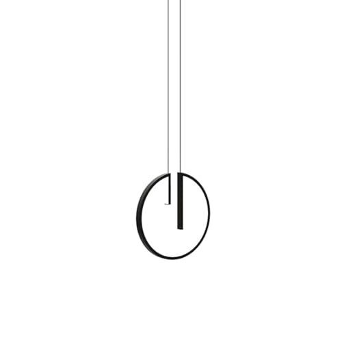 Suspension LED noire 17W industrielle à hauteur réglable et intensité variable - 2