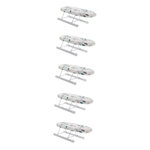 Cabilock 5 Piezas Tabla de Planchar Plegable Accesorio de Planchado para Ropa Tabla de Planchar Ajustable Almohadilla de Planchar de Mesa Pizarra magnética tendedero para Planchar Ropa paño