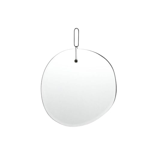 �_���g��(Dulton) �� �N���E�h �I�[�o�� �ȉ~ �Ǌ|�� �n���M���O �~���[ �݂艺�� �K���X ���C���[�t�b�N ����24cm ��26.5cm ���s1cm RN-0817 HANGING MIRROR FLOATING CLOUD OVAL