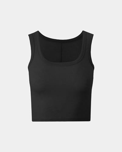 florence by mills Regata feminina canelada para dormir, Preto, PP