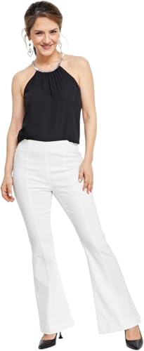 INC International Concepts Women's Petite High-Rise Jeans (Bright White, 6P)