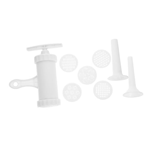Mikinona Manual Noodle Press Sausage Stuffer Pasta Maker Plastic Dough Press Versatile Kitchen Tool for Home Use