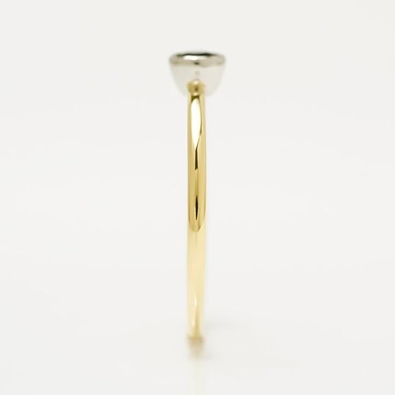 Amazon | umu(アム) K18/PT900 カラーチェンジガーネット リング 「cup