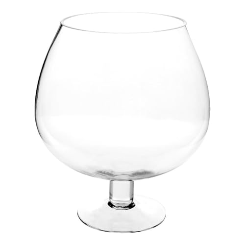 Atmosphera Créateur d'intérieur - Coupe sur Pied Cognac 24cm Transparent