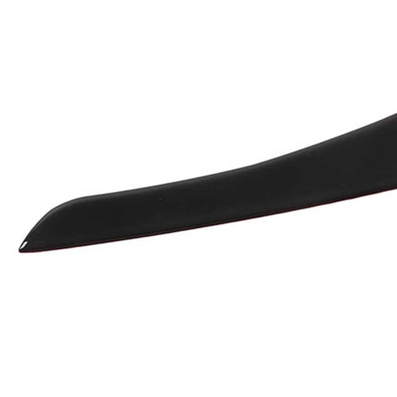 Phares à sourcils E90 2009-2012 autocollants noirs de piano brillants
