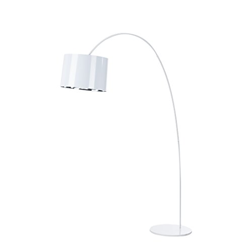 Helestra Roxx Bogenleuchte, weiß