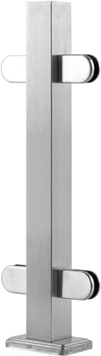 Poste de barandilla de acero inoxidable de alta gama para panel de vidrio de 12mm 8