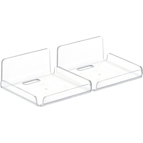 Cabilock 2pcs Camera Bracket Plant Wall Shelf Plant Stand Plant Shelves Indoor Adhesive Shelf Small Shelf Router Shelf Bracket Security Camera Wall Mount Security Camera Rack Speaker Shelf