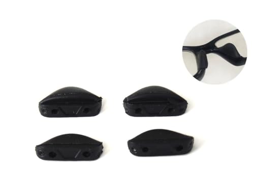 Galaxy Compatible 4 Pcs Nose Pads For Oakley Fives Squared, Turbine, Straightlink, Chainlink, Crosslink Pro Sweep, Pit Bull ,Valve, Triggerman, Badman, Double Edge (4 Pcs Two Different Size )