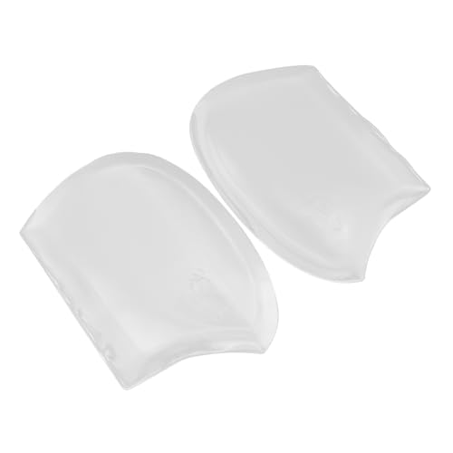 KOMBIUDA 1 Pair Arch Half Pad Reusable Arch Support Arch Supports Bands Flat Foot Insoles Foot Arch Support Brace Arch Support Bands Arch Support Shoe Insert Ankle Brace Transparent Gel