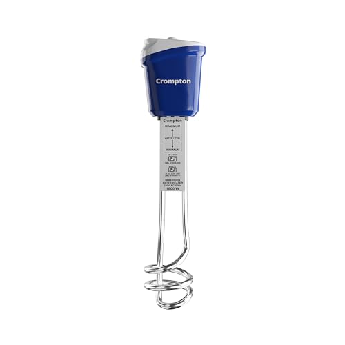 Crompton IHL 251 1500-Watt Immersion Water Heater with Copper Heating Element and IP 68 Protection