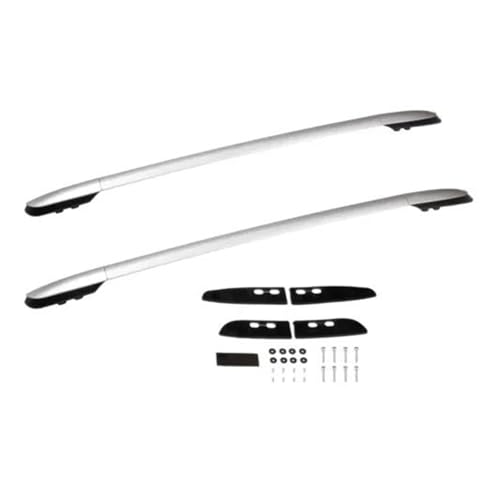 Barras transversales de techo para Toyota RAV4 2013-2018 portaequipajes plateado de aluminio