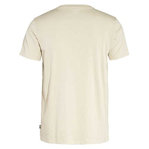 Fjällräven Herren Logo M/T-Shirt, Kreideweiß, L EU