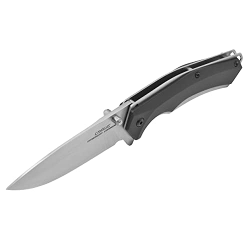 Camillus Carbide Edge 7.75" Tactical Folding Knife With 3.25" Drop-Point, 420 Stainless, Titanium Bonded Blade And Gfn Handle (19400) #TOP4