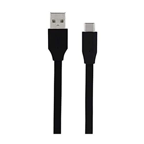 Metronic mooov 732059 Flat USB-A/USB-C Data and Charge Cable Black 2 M, 2M