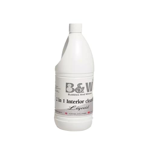 Image of B&W 2-in-1 Interior Cleaning Liquid | Car Interior Cleaner for Dashboard, Fabric Seats, Leatherette, Vinyl & Door Panels | Multi Surface Detailer for Cars & Bikes | 1 Kg
