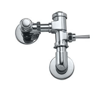 Jaquar Flush Valve Complete With 32 Mm Size Con - Metal, Silver, Mirrored